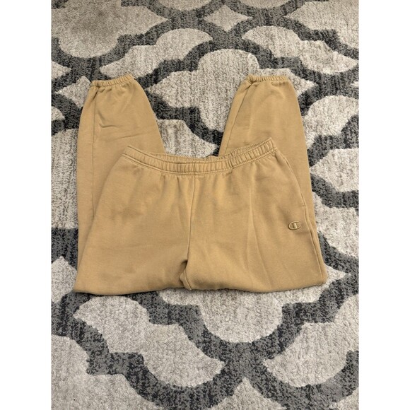 Champion Authentic Logo Womens Sweatpants M‎ Tan - Picture 1 of 10